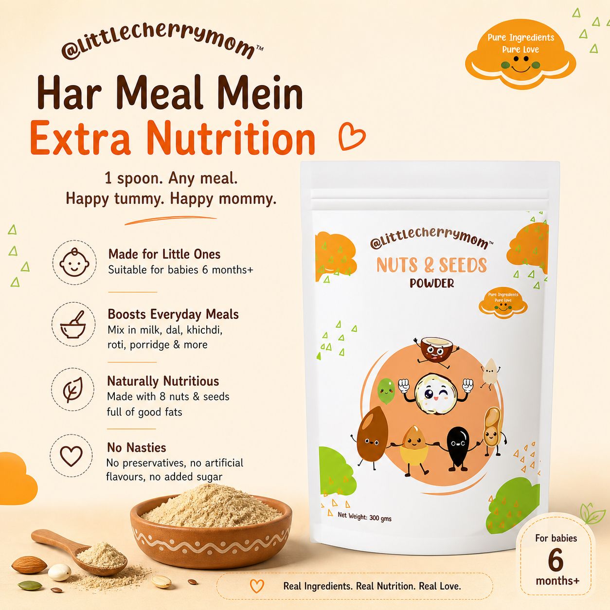 Littlecherrymom Nuts & Seeds Powder