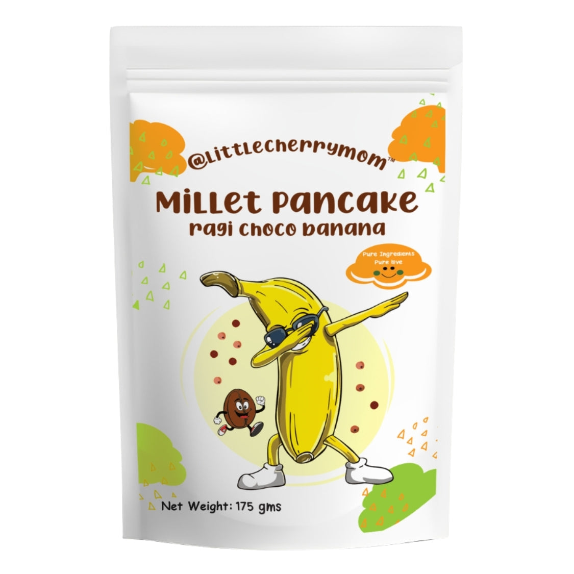 Littlecherrymom Pancake Mix Ragi Choco Banana