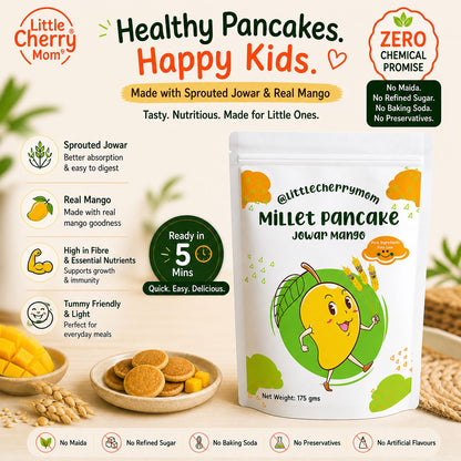 Littlecherrymom Pancake Mix Jowar Mango