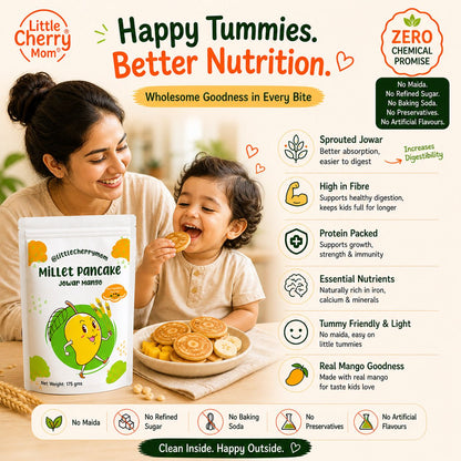 Littlecherrymom Pancake Mix Jowar Mango