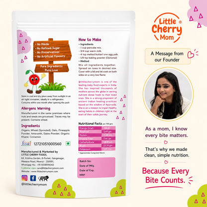 Littlecherrymom Pancake Mix Wheat Amaranth Pineapple