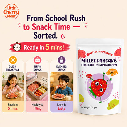 Littlecherrymom Pancake Mix Little Millet Strawberry
