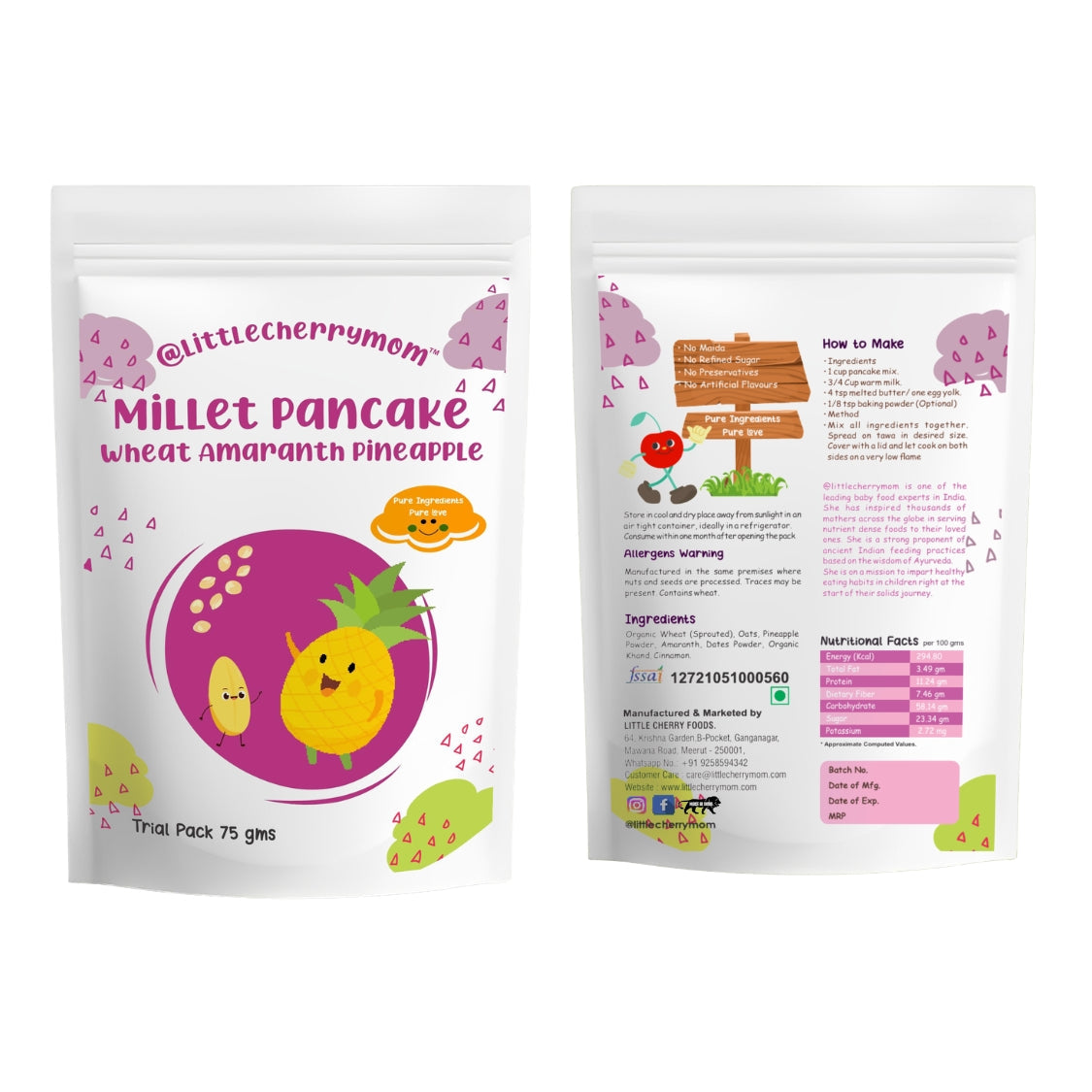Littlecherrymom Pancake Trial Combo