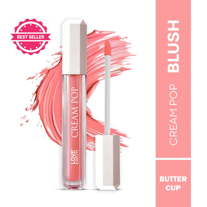 Love Earth Cream Pop Blush - Buttercup