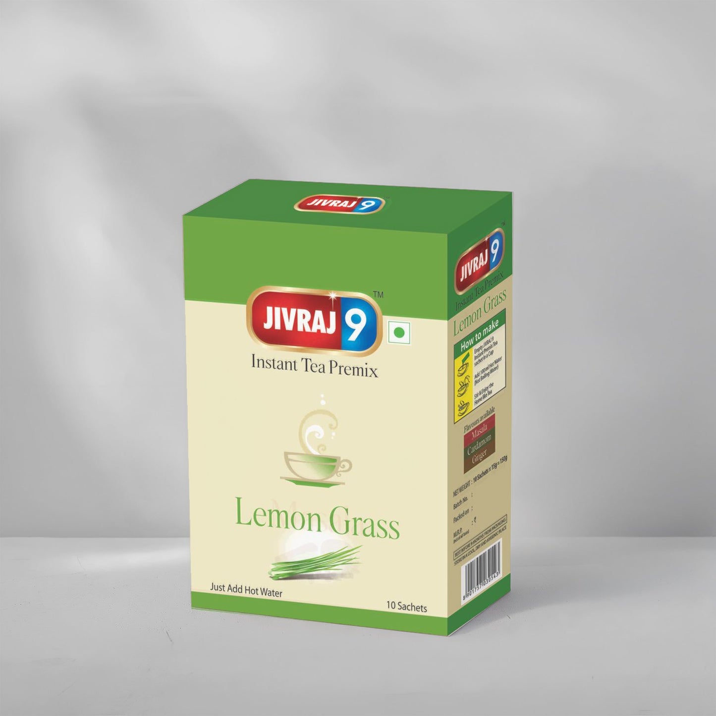 jivraj9 Tea Lemon Grass Premix Tea Box