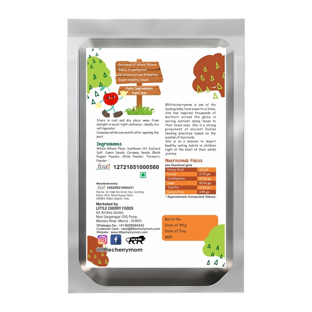 Littlecherrymom Whole Wheat Khakhra ?Masala