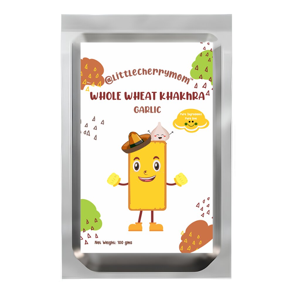 Littlecherrymom Whole Wheat Khakhra ?Garlic