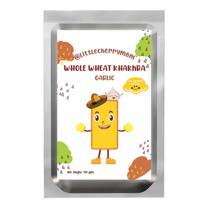 Littlecherrymom Whole Wheat Khakhra ?Garlic