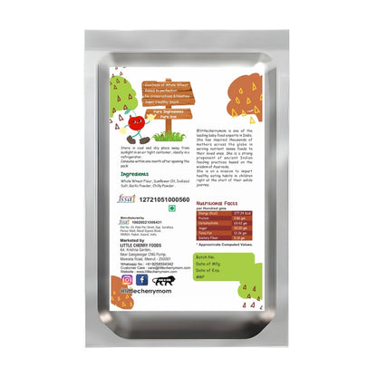 Littlecherrymom Whole Wheat Khakhra ?Garlic