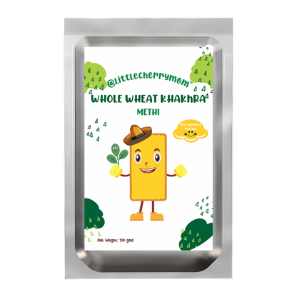 Littlecherrymom Whole Wheat Khakhra ?Methi