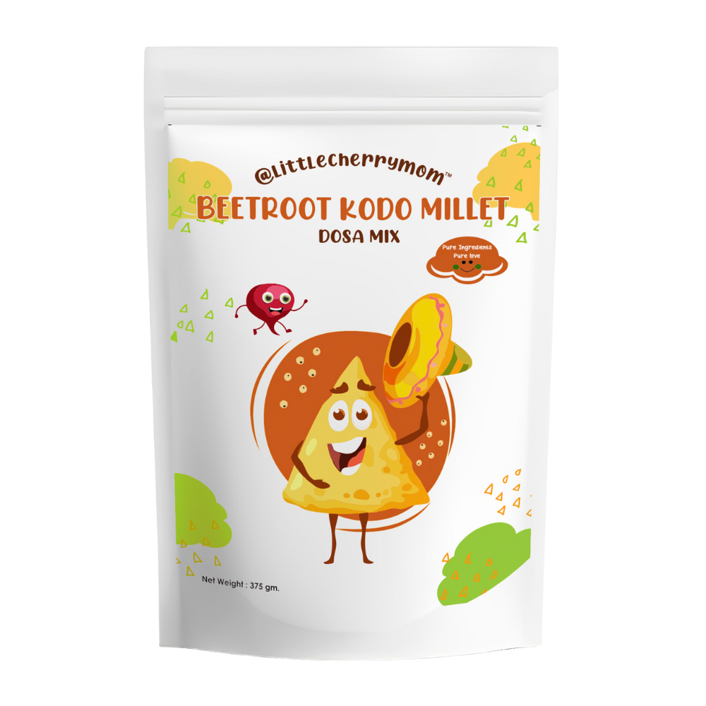Littlecherrymom Beetroot Kodo Millet Instant Dosa