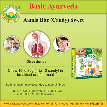 Basic Ayurveda Amla Bite Sweet Candy
