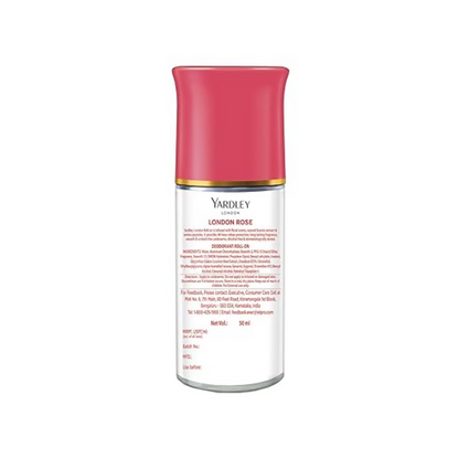 Yardley London Rose Underarm Deodorant Roll On