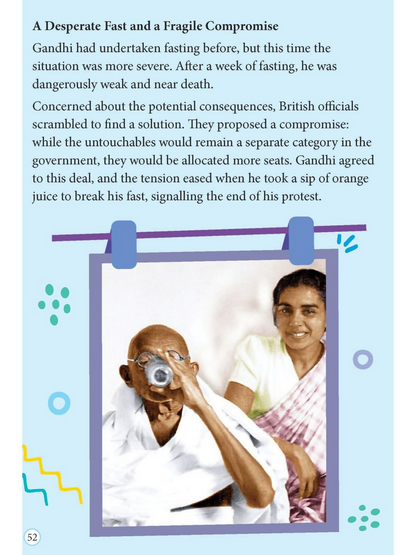 Dreamland Publications Mahatma Gandhi Icons of Inspiration Illustrated Biography For Kids