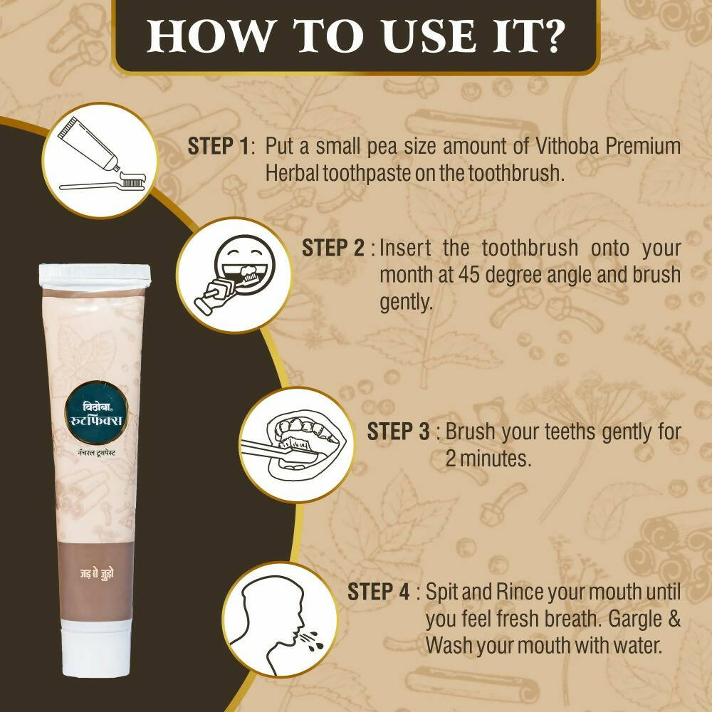 Vithoba Ayurvedic Rootfix Toothpaste