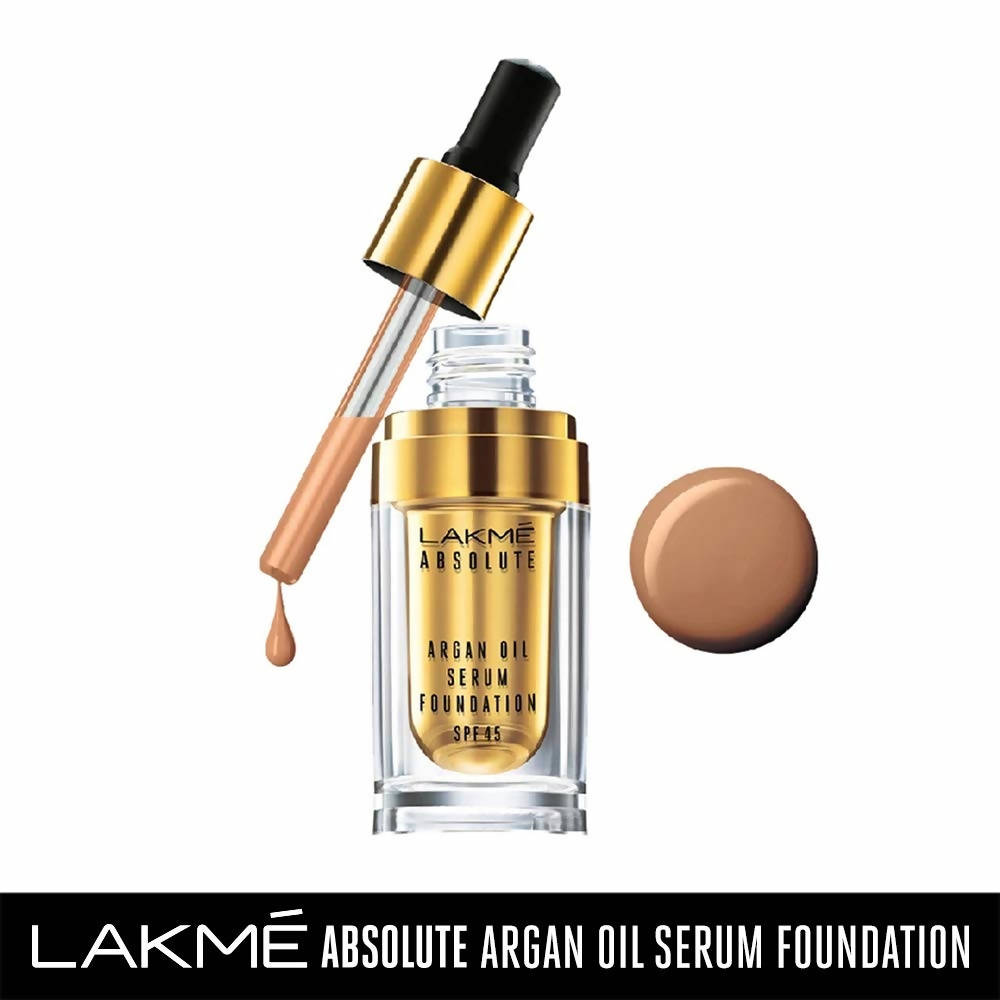Lakme Absolute Argan Oil Serum Foundation with SPF 45 Natural Light - 20 gms