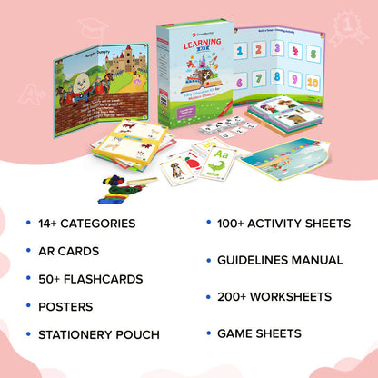 ClassMonitor Playgroup Home Learning Kit with Free Mobile App for 1 - 2.5 Years with 300+ Worksheet For kids of 2 Years