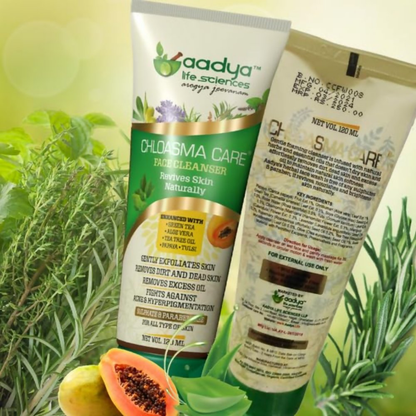 Aadya Life Sciences Chloasma Care Cream and Face Wash Combo