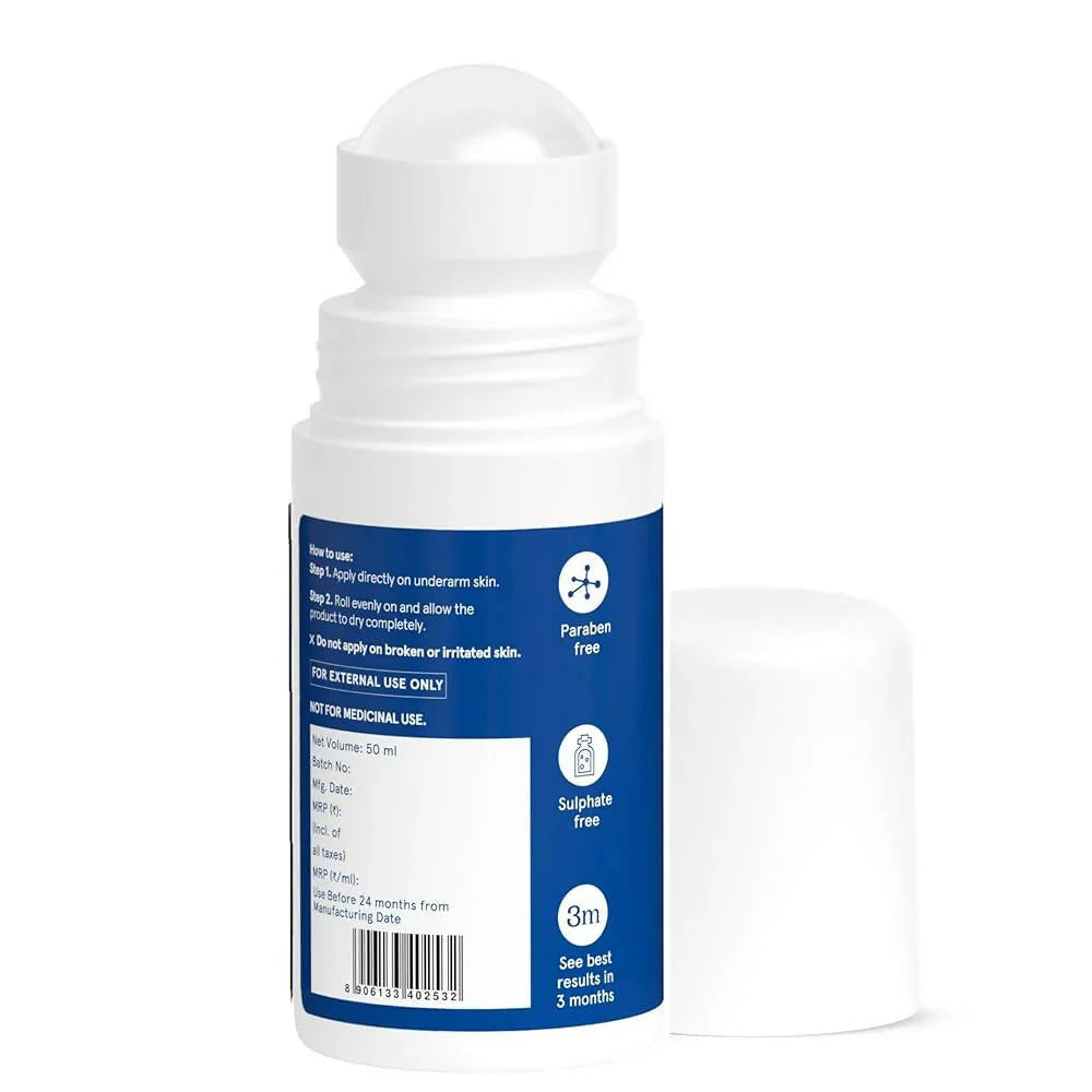 Be Bodywise 4% AHA BHA UnderArm Roll On - Flora -50 ml