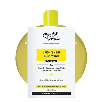 Chemist at Play Brightening Roll On And Body Wash For Glowing Skin Combo Kit