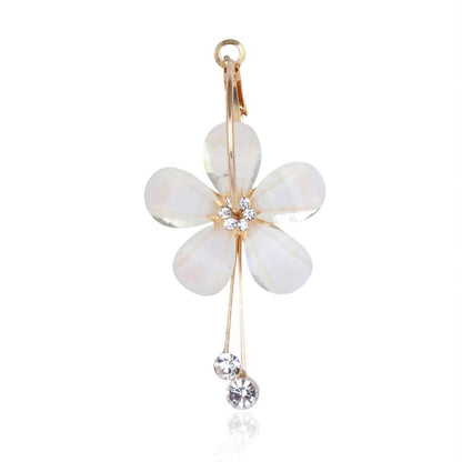 Trendoo Jewelry Gold-Polished Stylish Fancy Party Wear Beige Drops