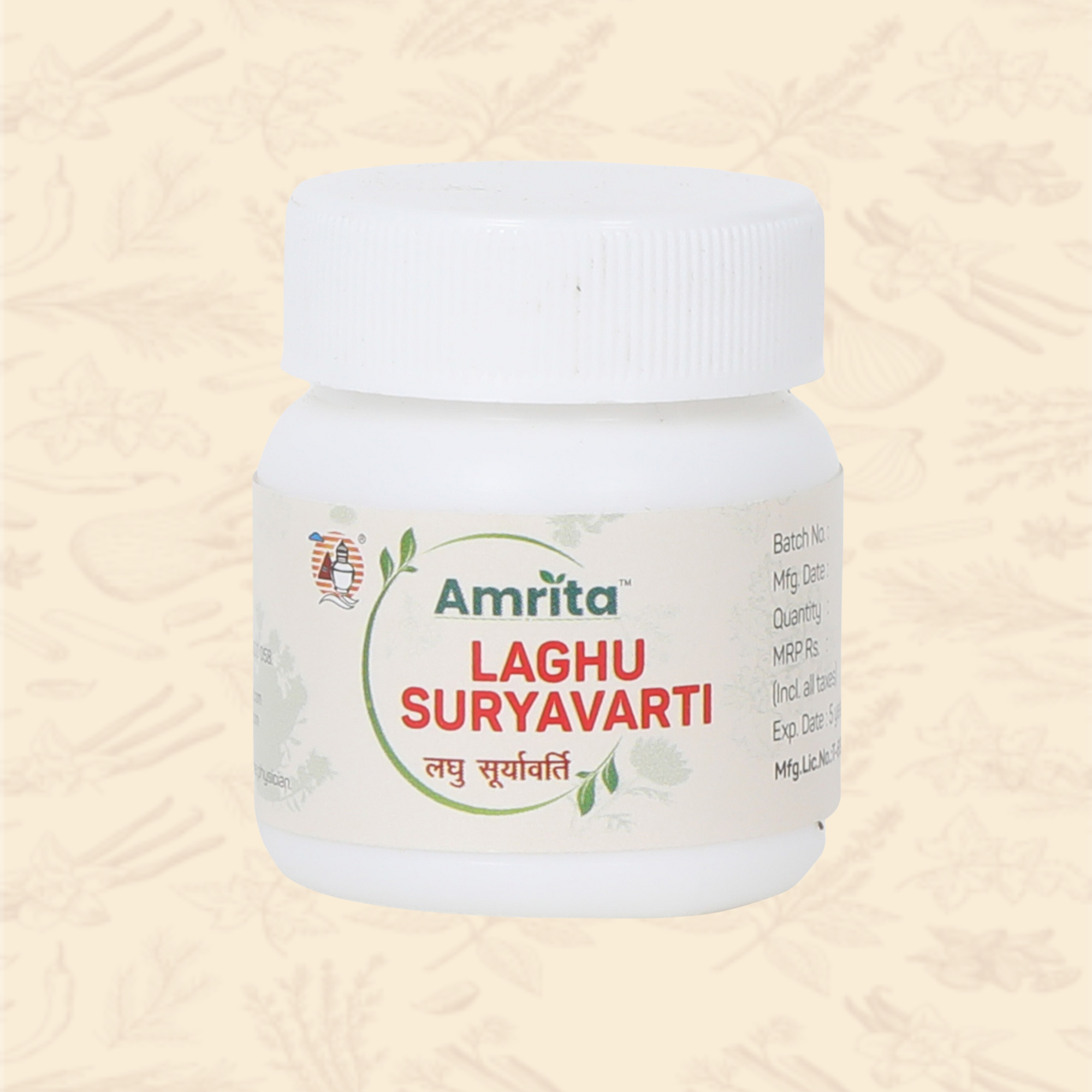 Amrita Laghu Suryavarti Ras - 60 Tablets