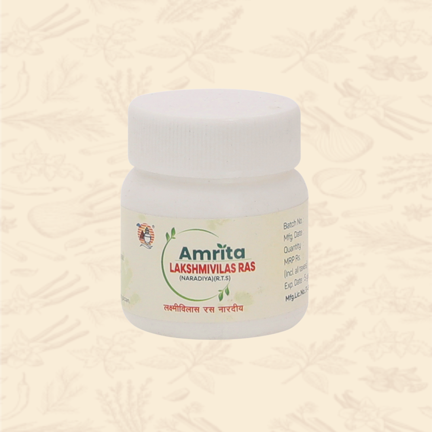 Amrita Lakshmi Vilas Ras (Naradiya) - 60 Tablets