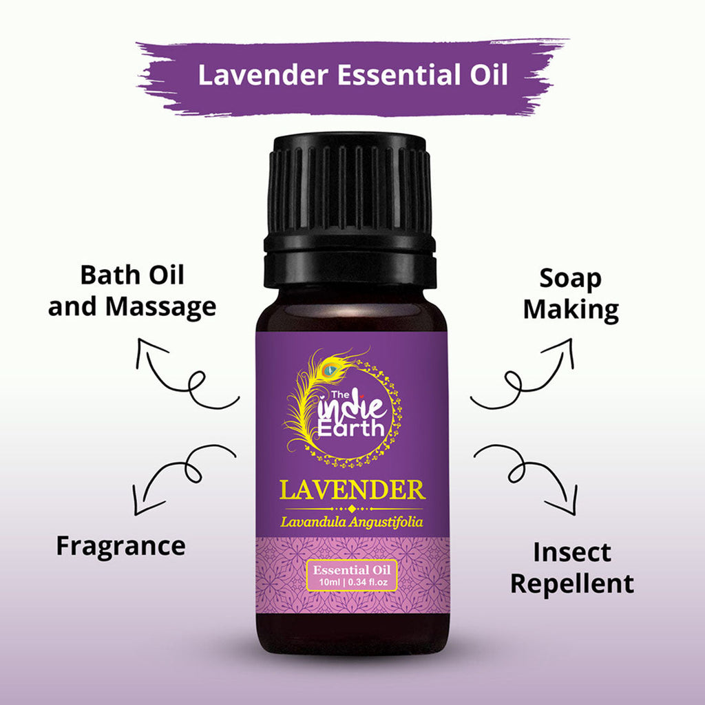 The Indie Earth Lavender Essential Oil - 10 ml