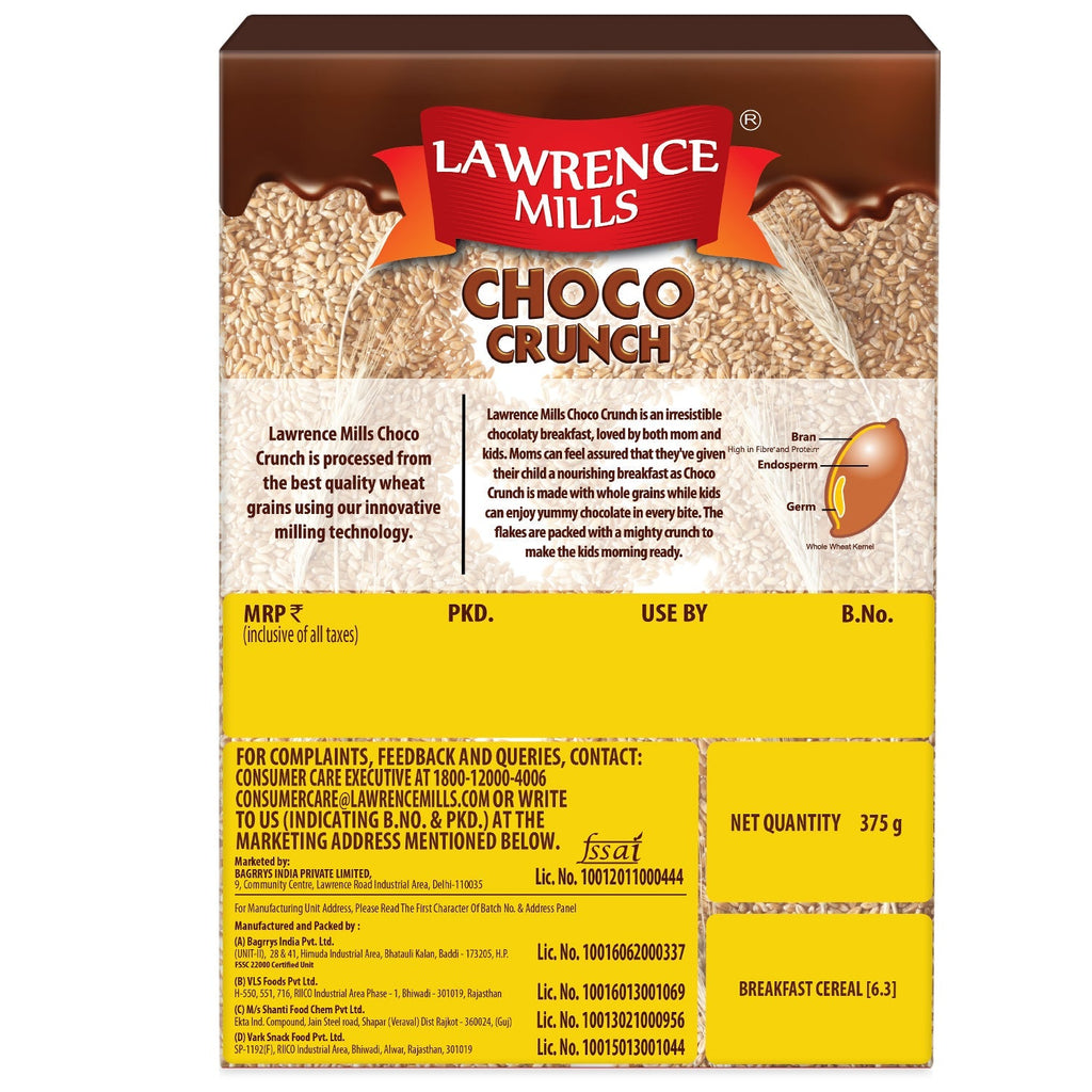 Bagrry's Lawrence Mills Choco Crunch
