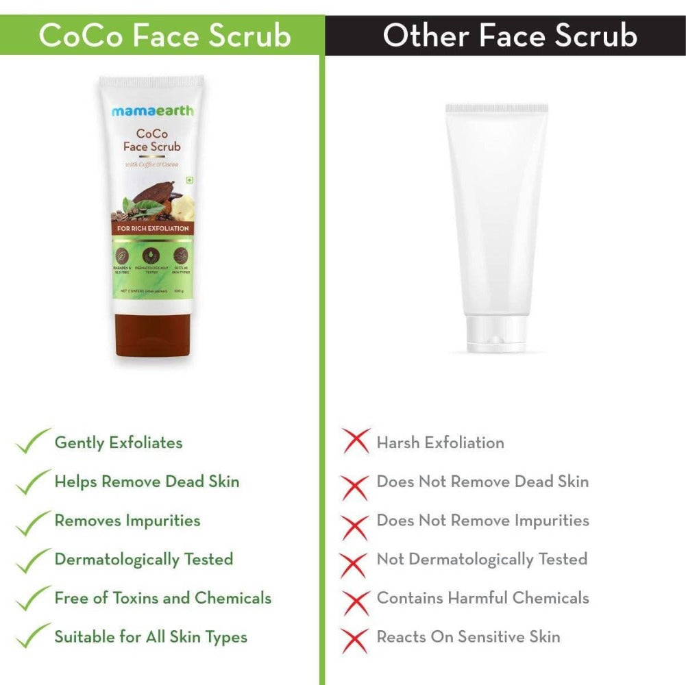 Mamaearth CoCo Face Scrub - 100 gm