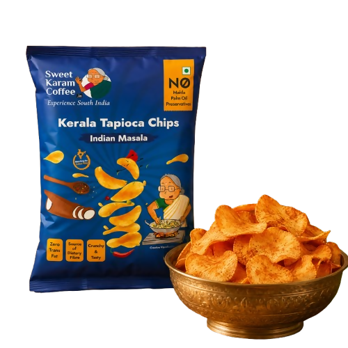 Sweet Karam Coffee Indian Masala Tapioca Chips
