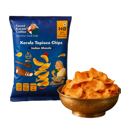 Sweet Karam Coffee Indian Masala Tapioca Chips
