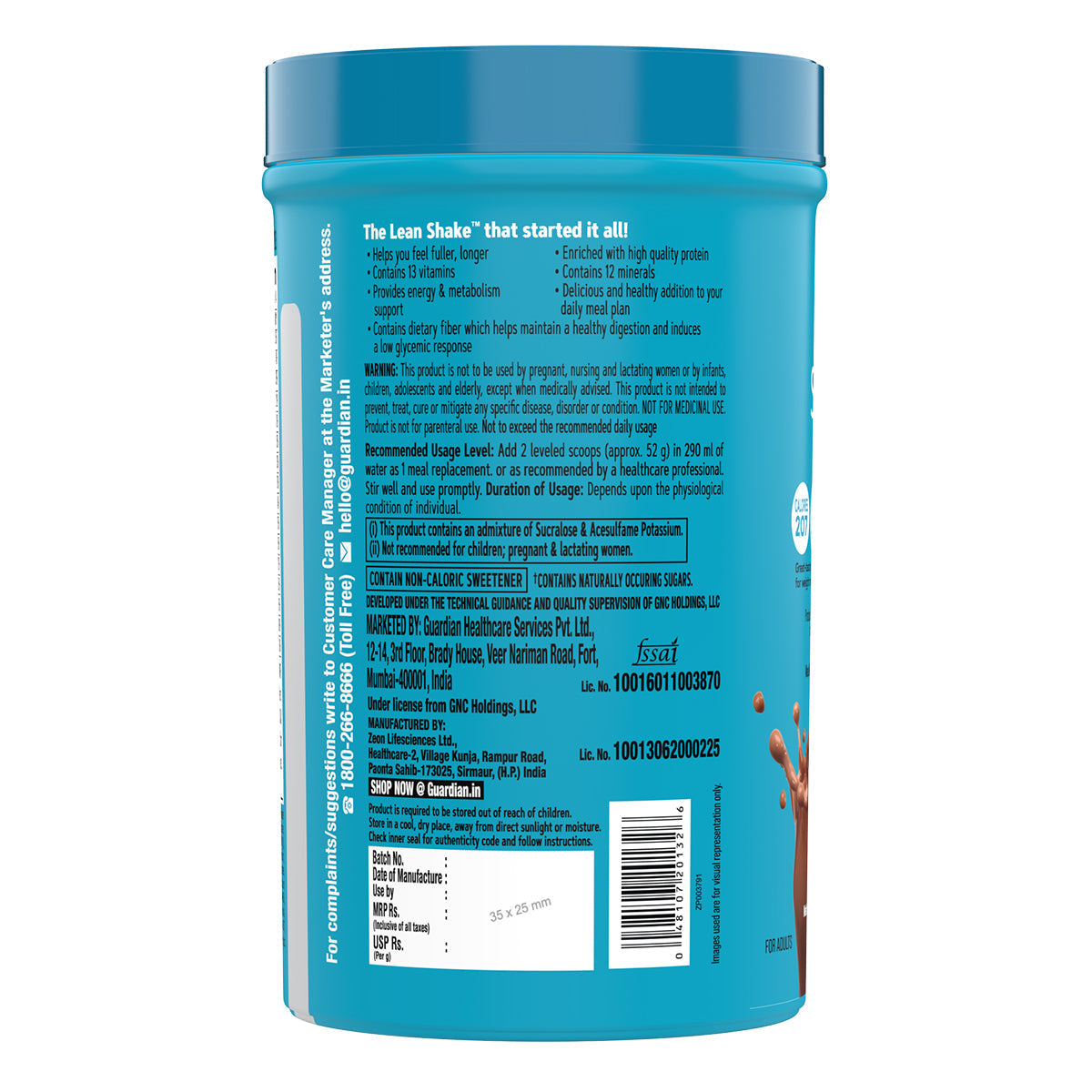 GNC Total Protein Shake â€“ 750 gms