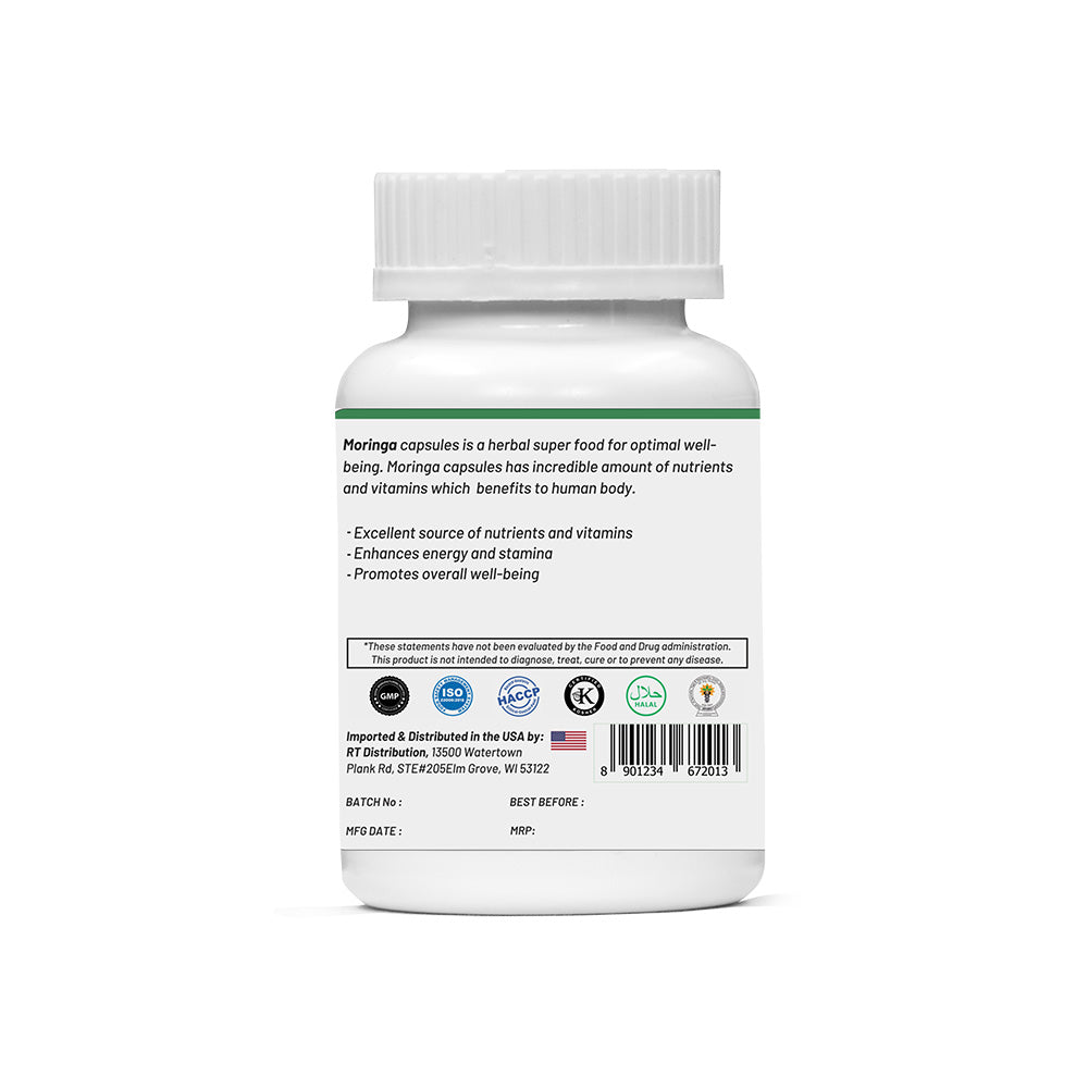 Life Aveda Moringa Capsules - 60 Capsules
