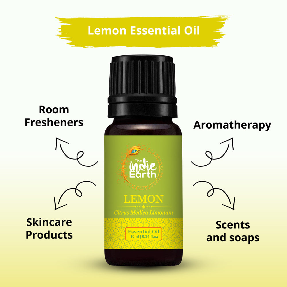 The Indie Earth Lemon Essential Oil - 10 ml