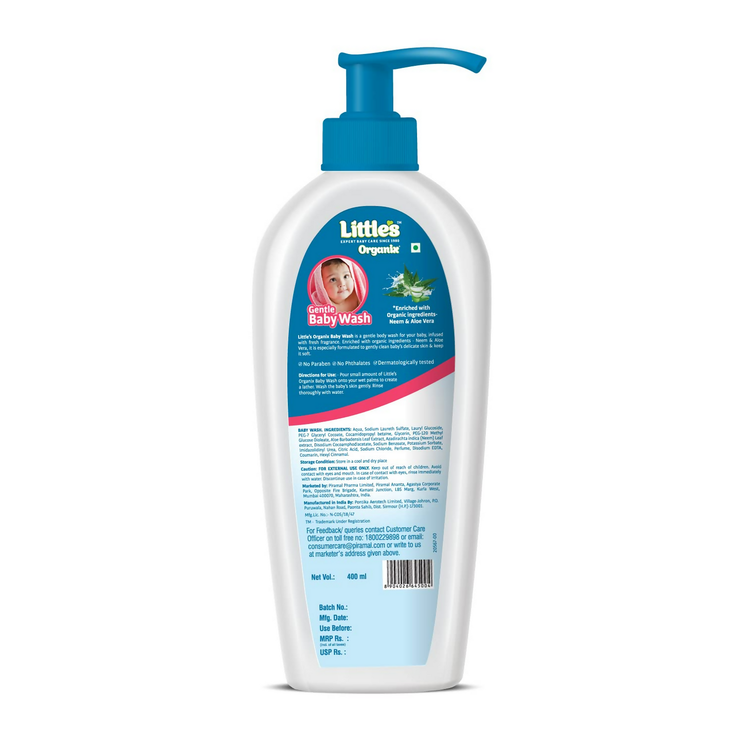 Little's Organix Gentle Baby Wash