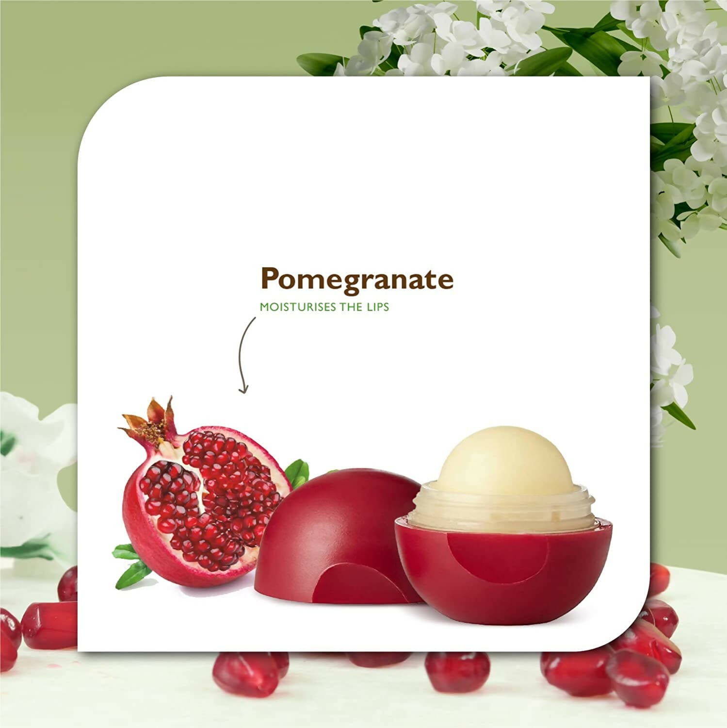 Organic Harvest Pomegranate Moisturizing Lip Balm - 4 gms