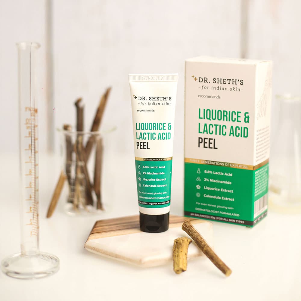Dr. Shethâ€™s Liquorice & Lactic Acid Peel - 30 gms