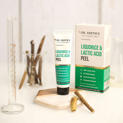 Dr. Shethâ€™s Liquorice & Lactic Acid Peel - 30 gms