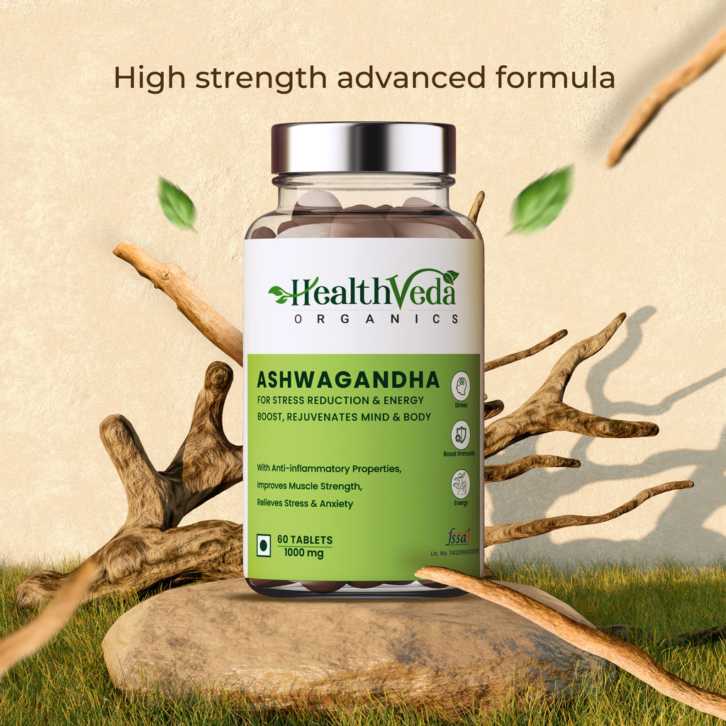 Health Veda Organics Ashwagandha 1000mg - 60 tabs