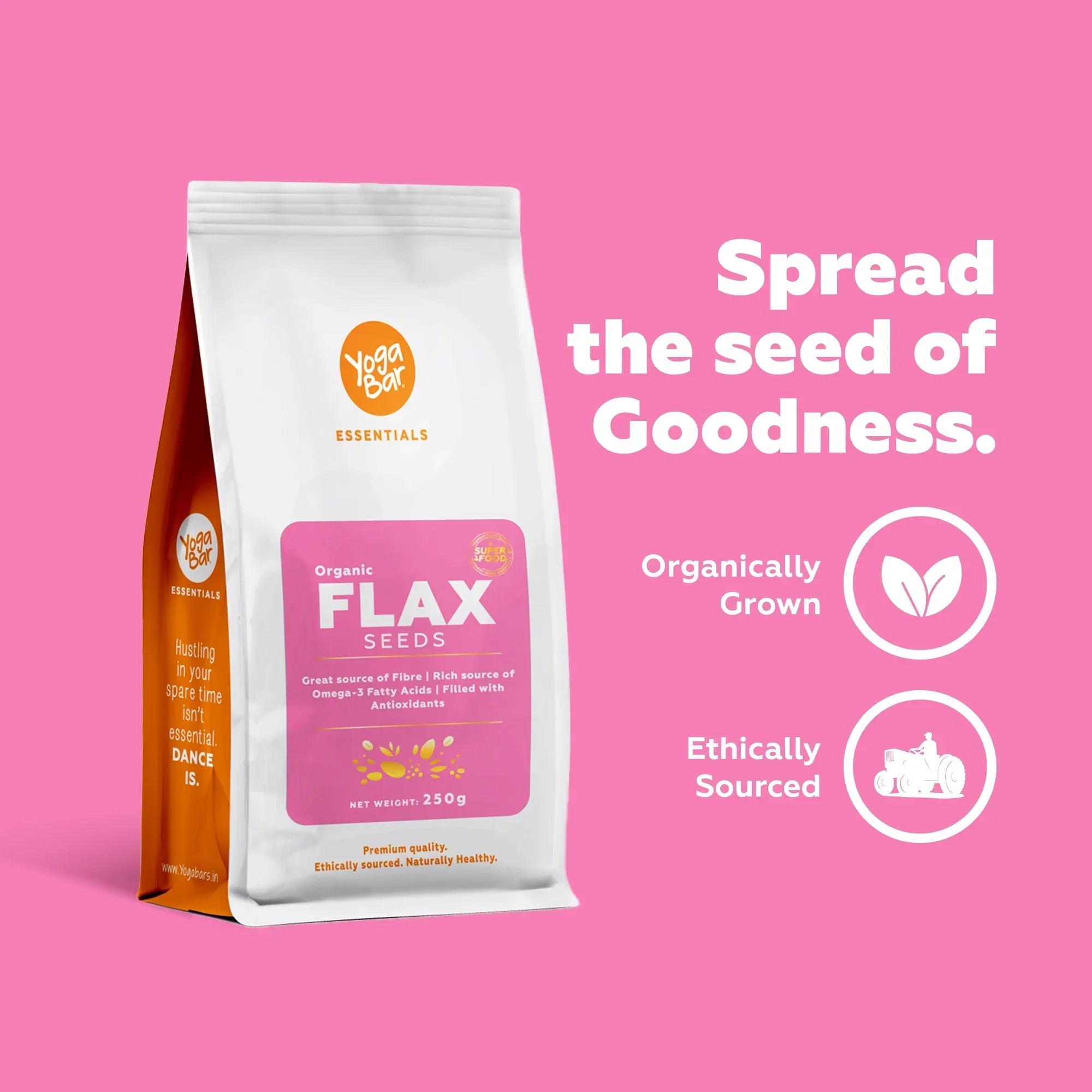 Yogabar Flax Seeds - 250 gms