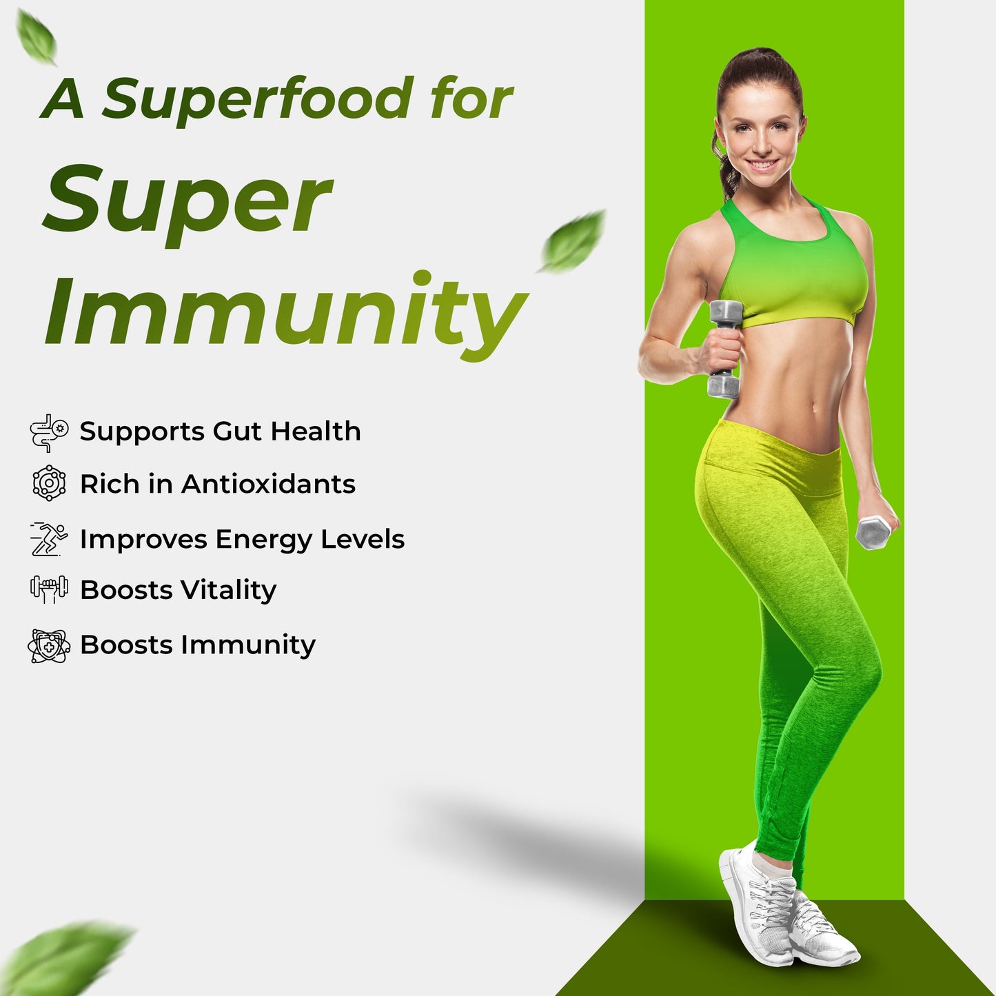 Health Veda Organics Spirulina Capsules 2000mg - 120 tabs