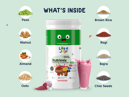 Little Joys NutriMix Nutrition Powder - Strawberry - 350 gms