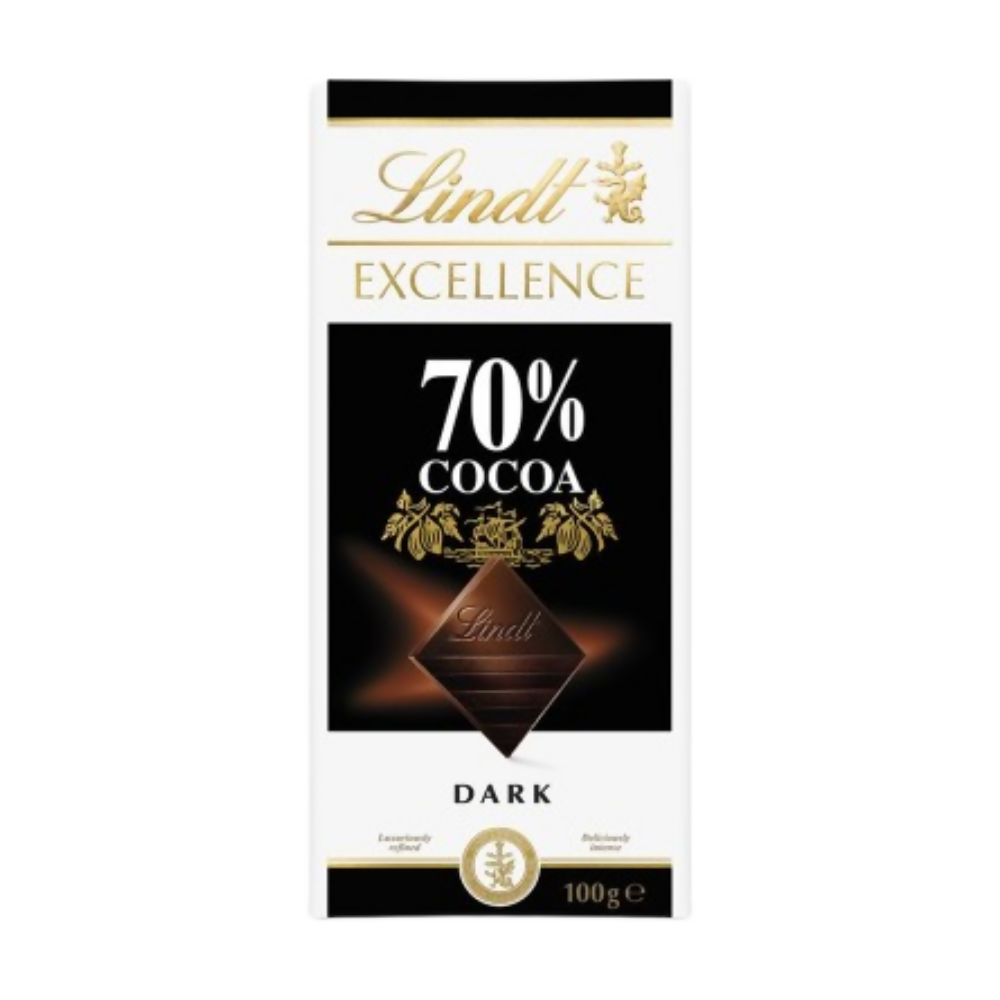 Lindt Excellence 70% Cocoa Dark Chocolate