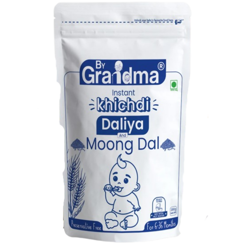 By Grandma Sprouted Cereal Instant Kichidi - Mix-Broken Wheat And Moong Dal