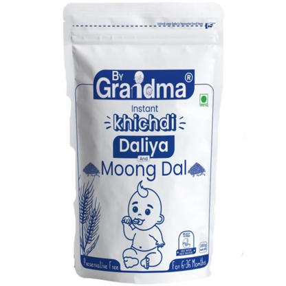 By Grandma Sprouted Cereal Instant Kichidi - Mix-Broken Wheat And Moong Dal