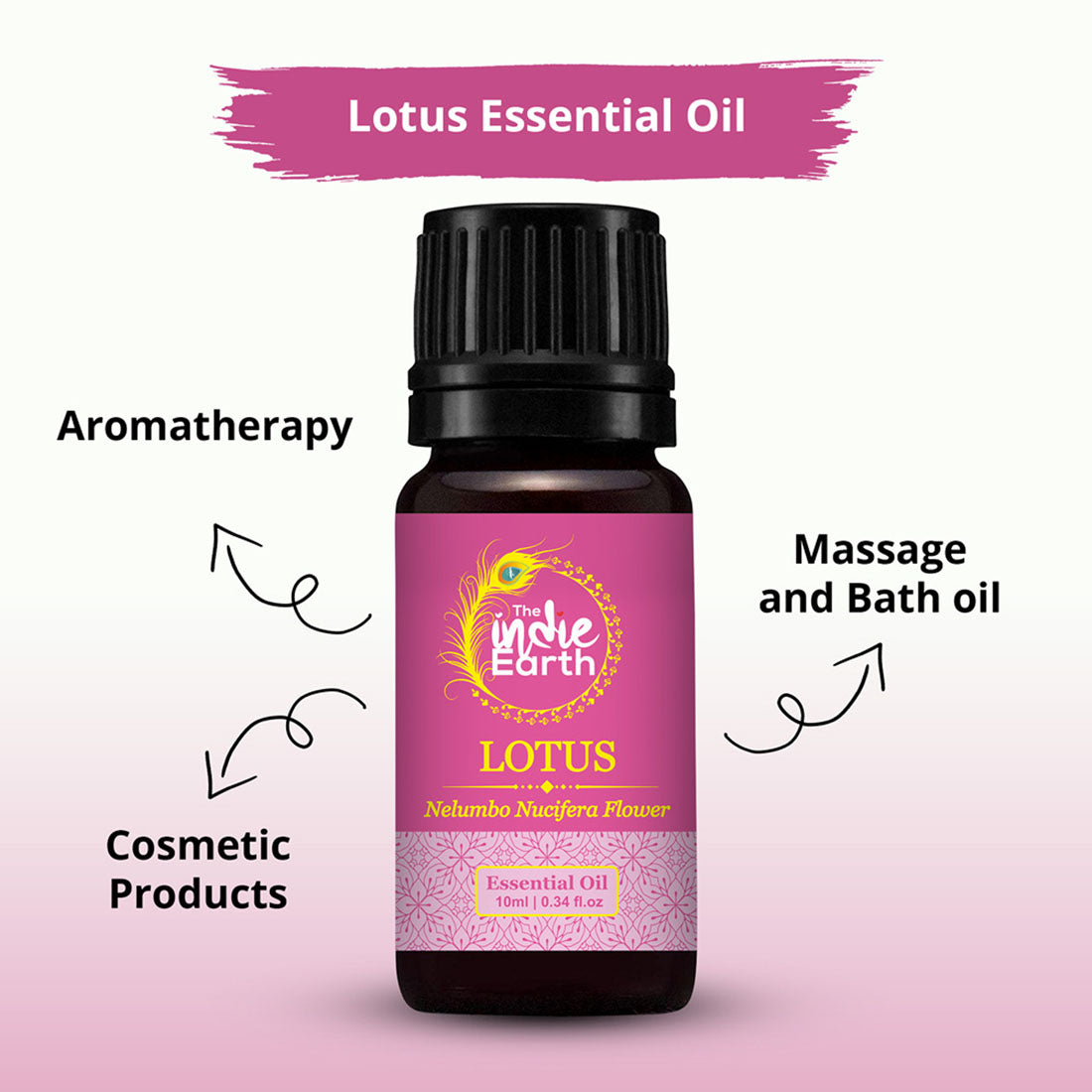 The Indie Earth Lotus Essential Oil - 10 ml