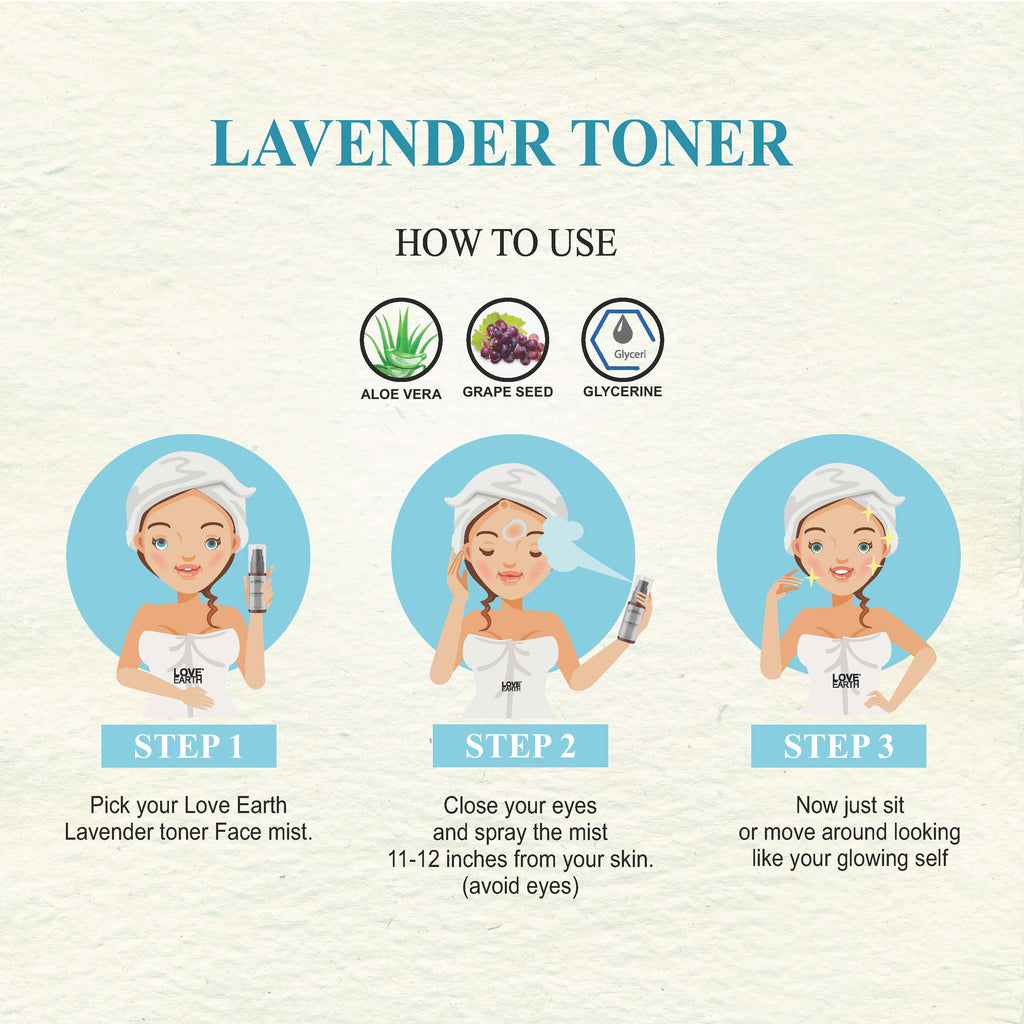 Love Earth Lavender Toner - 100 ml