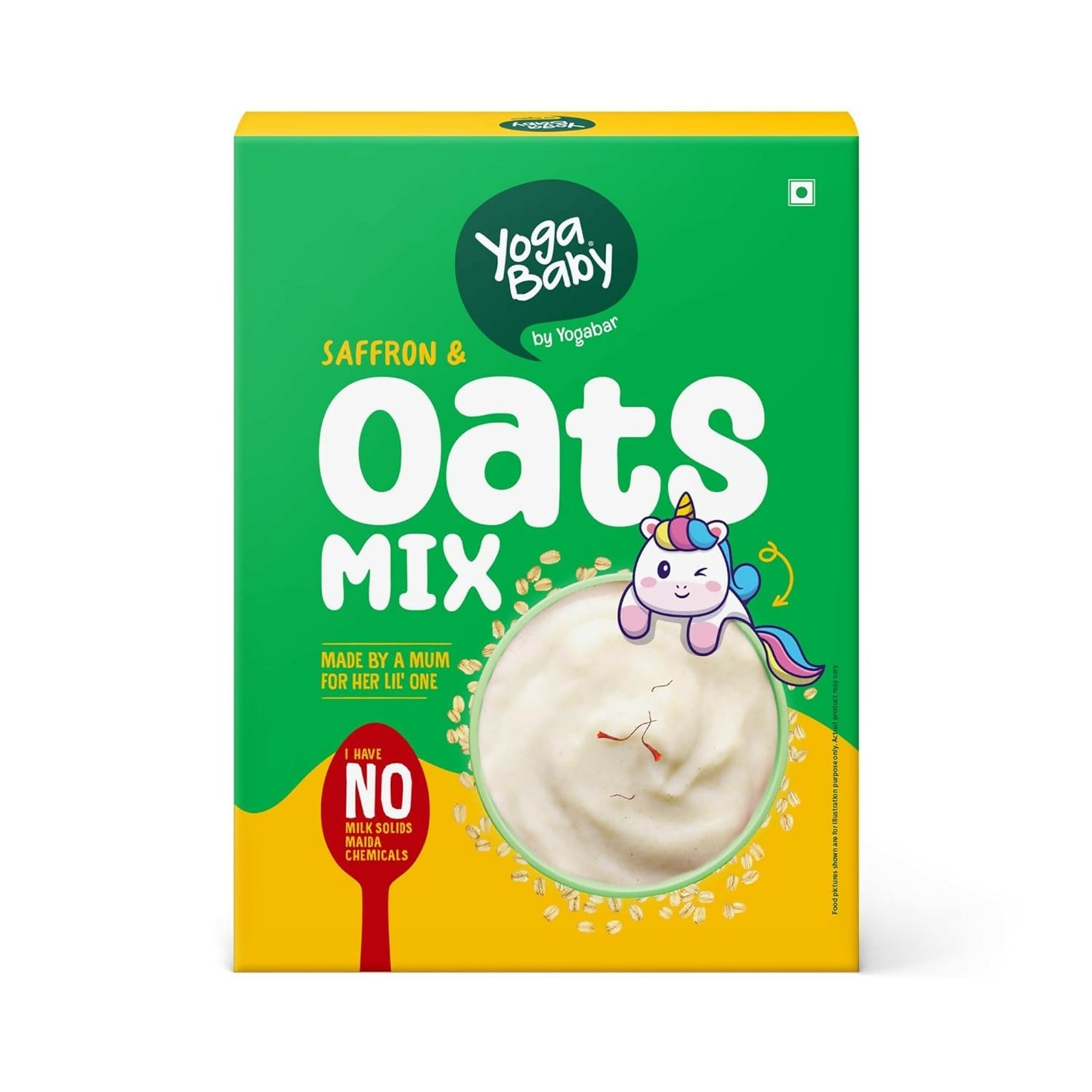 Yoga Bar Yogababy Saffron & Oats Mix, Healthy Porridge Mix For Infants, Kids, Children