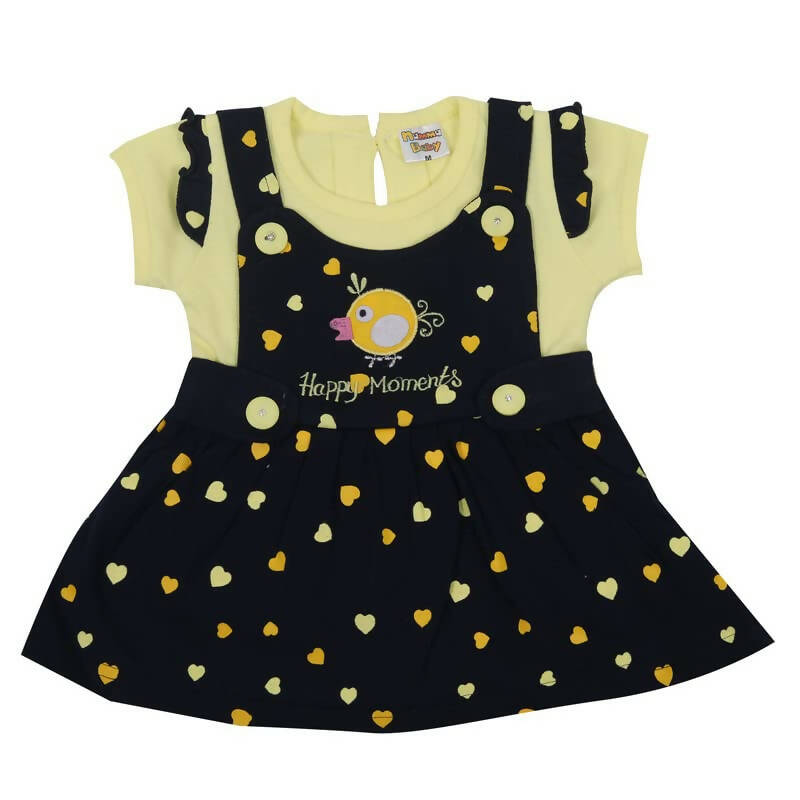 NammaBaby Baby Girl's A-Line Mini Frock Dress - Yellow 117